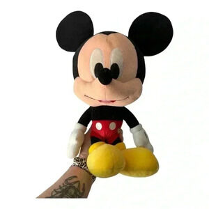Disney BIG Head Mickey Mouse Stuffed Plush Animal Toy‎ Doll 18"
